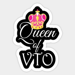 Queen of VTO Sticker